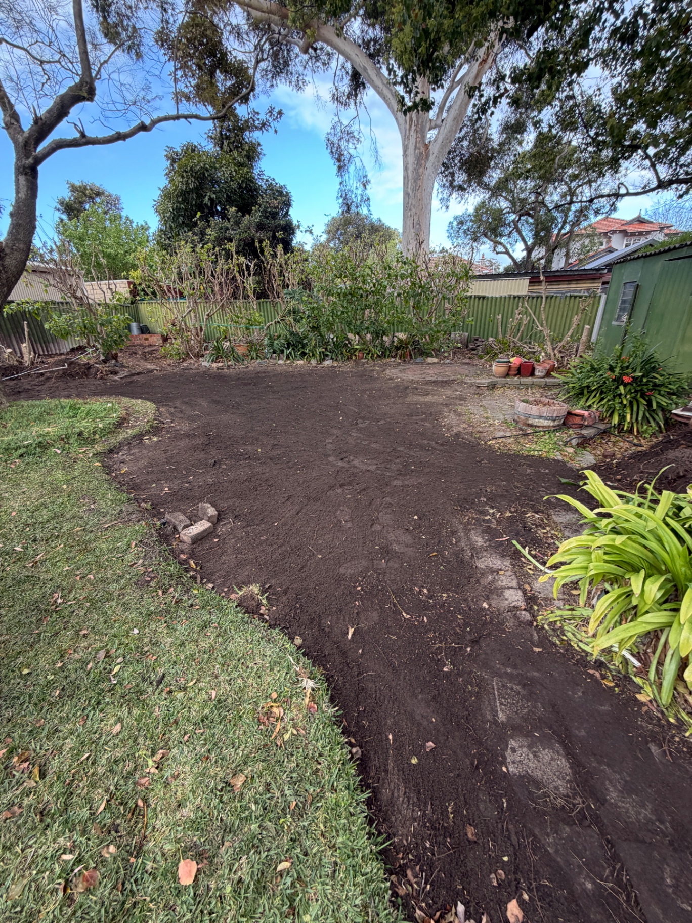 Garden bed strip-out & soil prep